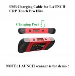 USB Charging Cable for LAUNCH CRP TOUCH PRO Elite Scanner